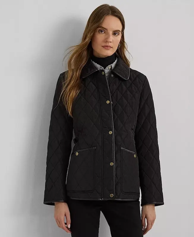 پافر رنگ مشکی برند Ralph Lauren