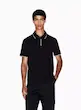 پولوشرت مردانه مشکی برند Armani Exchange - کد 1274
