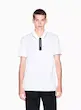 پولوشرت مردانه سفید برند Armani Exchange - کد 1272
