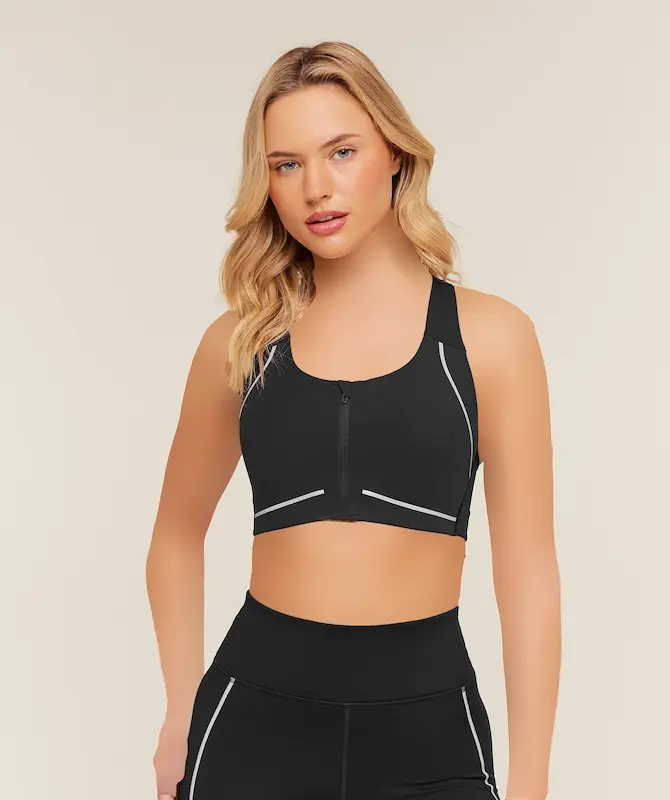 نیم تنه زیپ دار برند Gym Shark - کد 1218