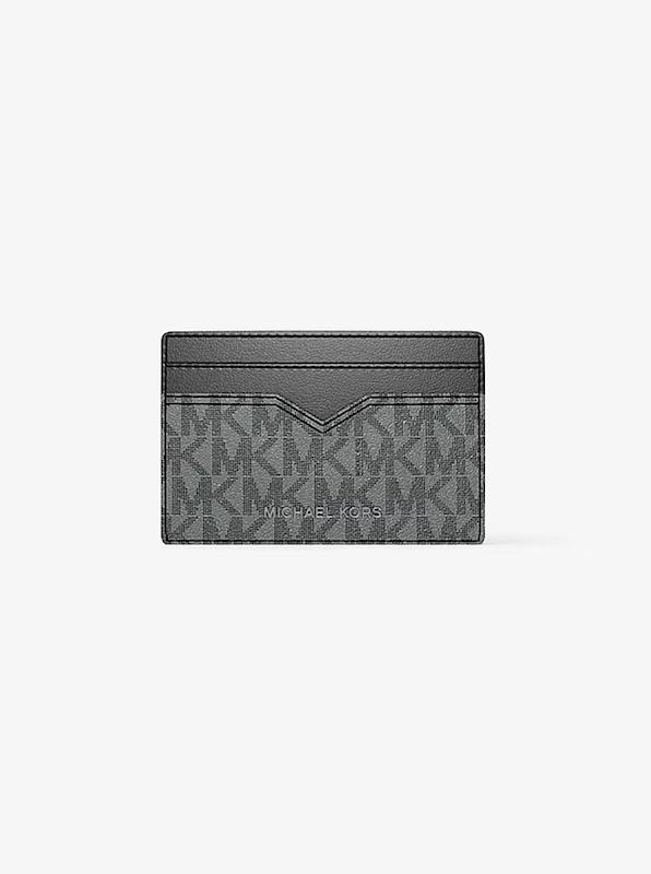جا کارتی خاکستری طرح دار برند Michael Kors