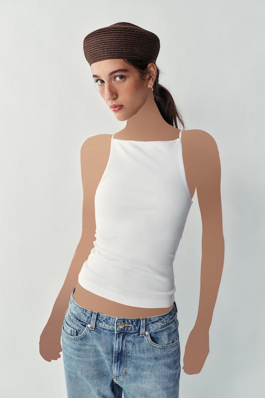 تاپ زنانه برند Zara