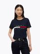 تیشرت سورمه ایی زنانه برند Tommy Hilfiger - کد 1090