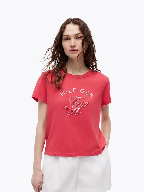 تیشرت زنانه برند Tommy Hilfiger - کد 1084
