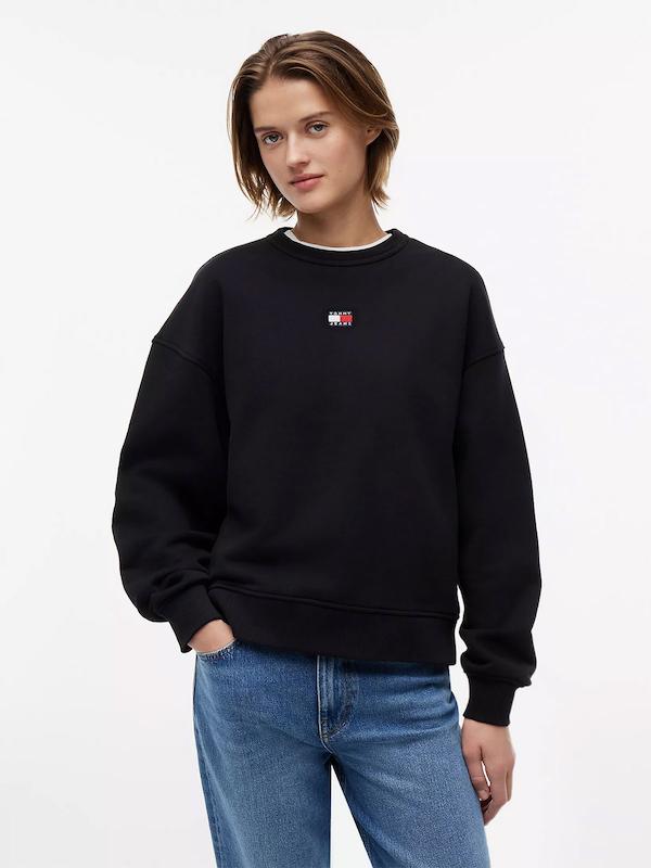 سویشرت مشکی زنانه برند Tommy Hilfiger - کد 1074