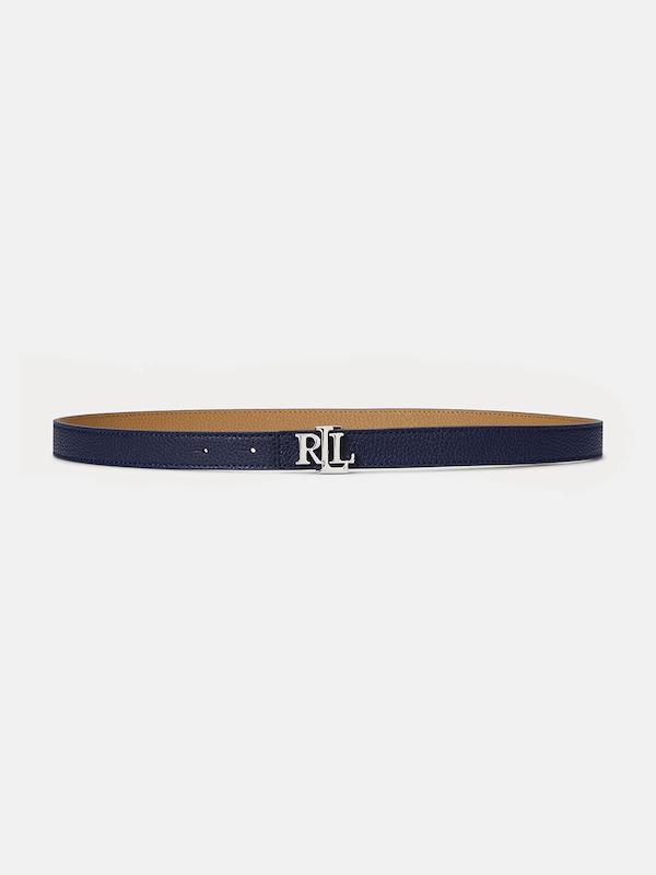 کمربند سورمه ای  دورو برند Ralph lauren - کد 1006