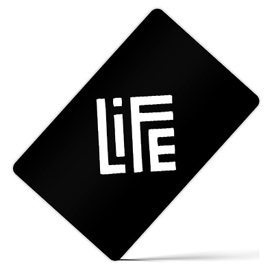 کارت بانکی فلزی طرح Life کد 154