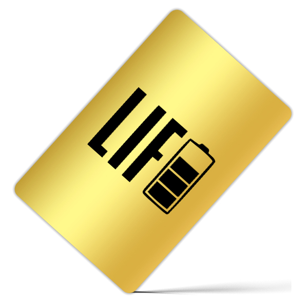 کارت بانکی فلزی طرح Life2 کد 165
