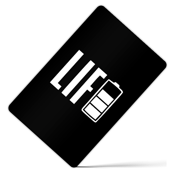 کارت بانکی فلزی طرح Life2 کد 165