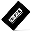 کارت بانکی فلزی طرح discipline کد 208