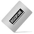 کارت بانکی فلزی طرح discipline کد 208