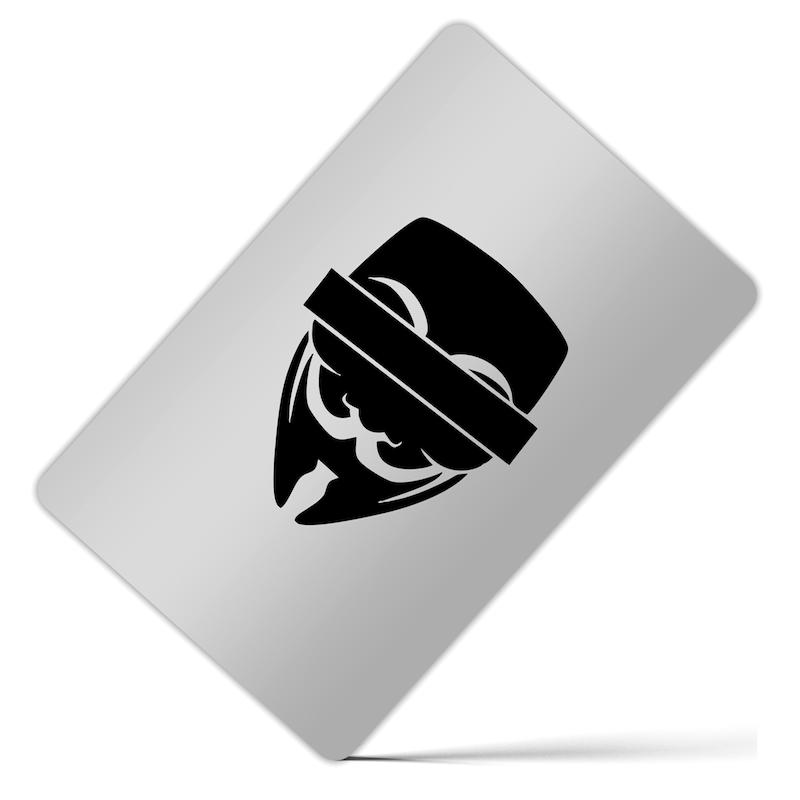 کارت بانکی فلزی طرح Mask کد 241