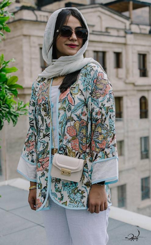 مانتو چرخكارى ASEMON🩵