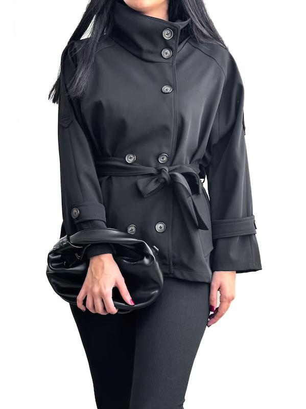 ترنچ کت یقه ایستاده کد 7001