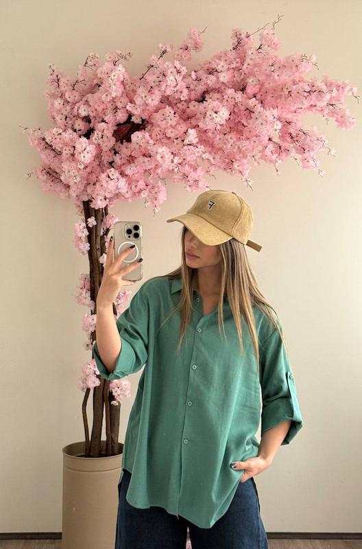 شومیز لینن کد 4070
