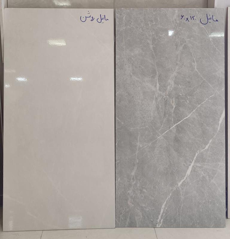 سرامیک ۱۲۰×۶۰ مانیل تیره ماهان سرام کالیبره درجه دو