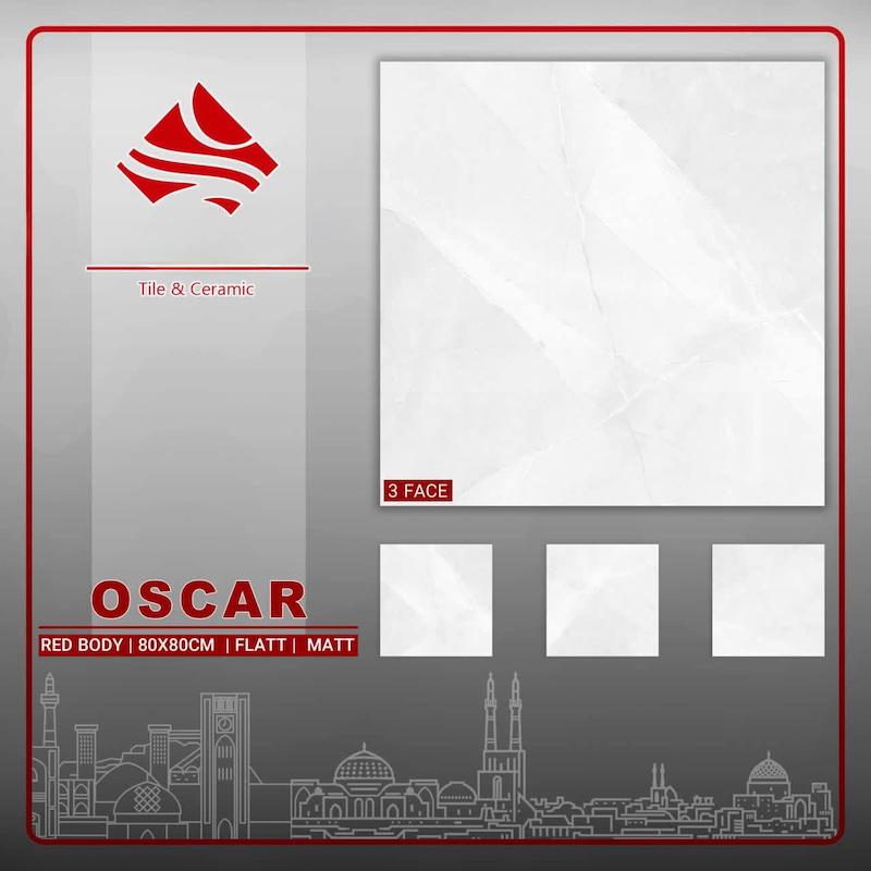 سرامیک ۸۰×۸۰ اسکارکالیبره مات خاک قرمز