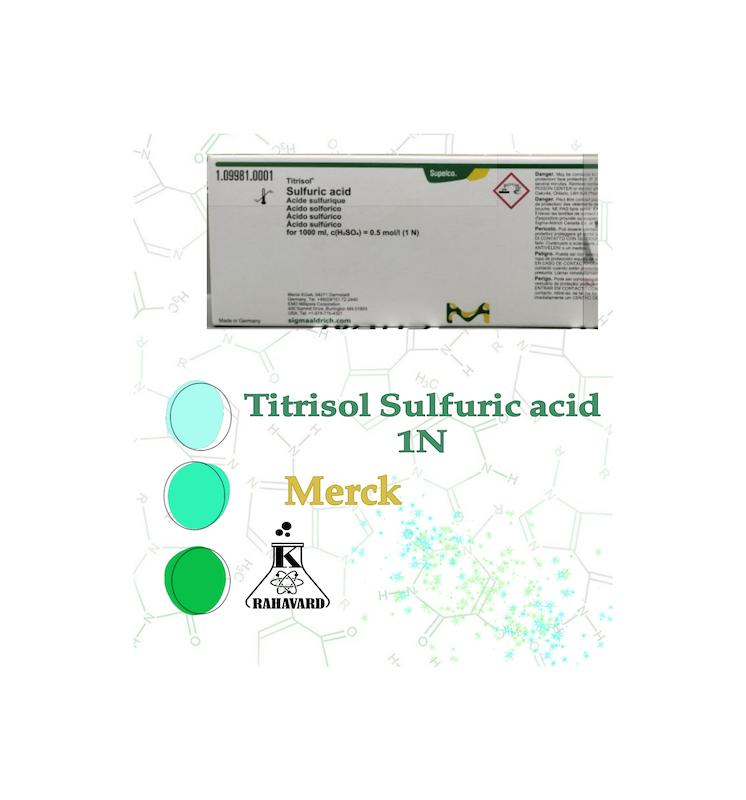 نام :تیترازول سولفوریک اسید ۱ نرمال Titrisol Sulfuric acid 1N