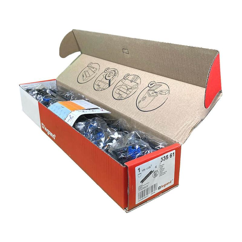 پچ پنل لگراند PATCH PANEL LEGRAND CAT6 24P LOADED 033561