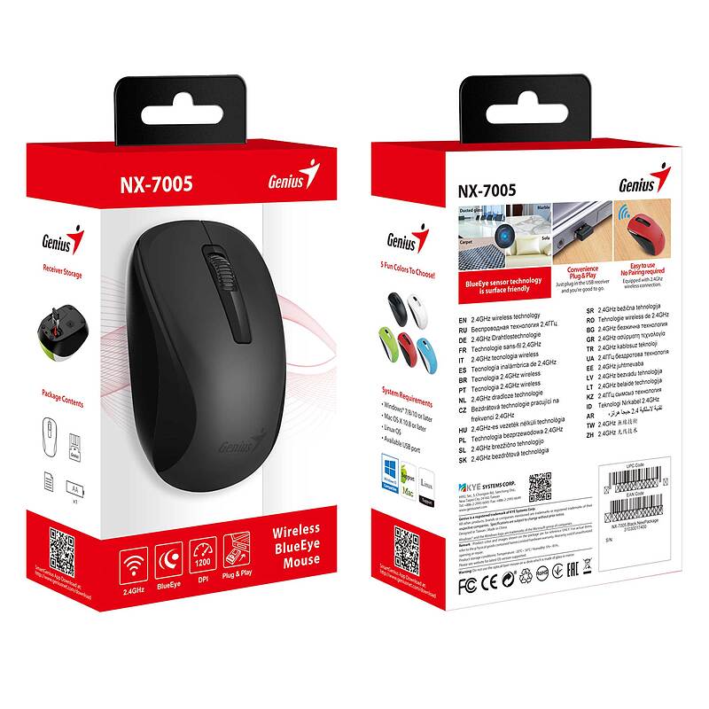 MOUSE GENIUS WIRELESS NX-7005