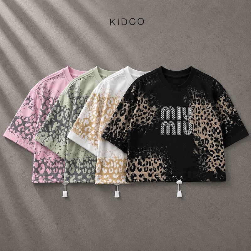 تیشرت تک کراپ پلنگی miu miu پک 20 تایی