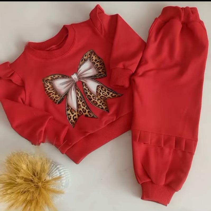 ست بلوزشلوار دخترانه دورس پنبه