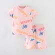 2624 ست تی شرت - شلوارک Happy 