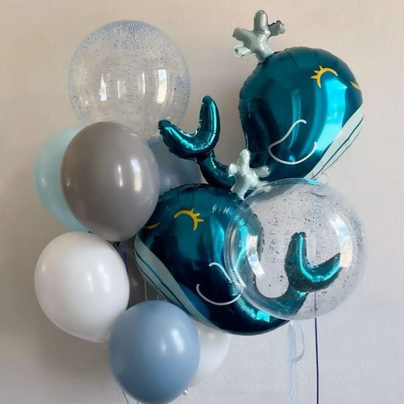 بادکنک نهنگ آبی تیره