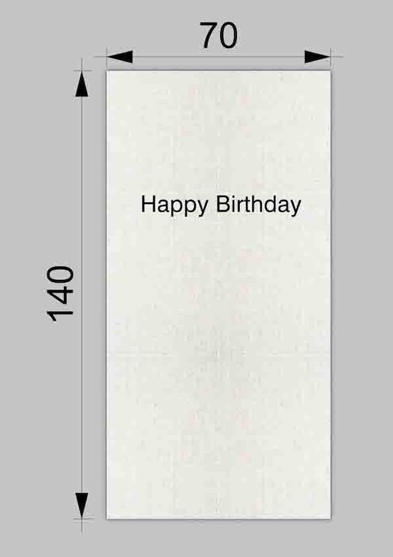 بنر تولد بلک 140*70 عمودی