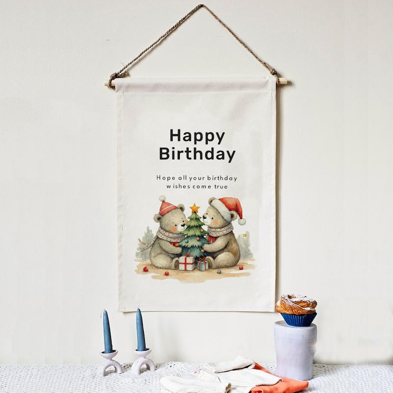 دیوارکوب تدی زمستونی