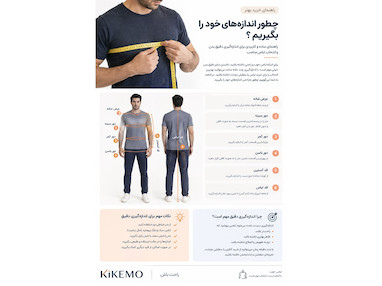 چطور اندازه‌های بدن را بگیریم؟ راهنمای انتخاب سایز لباس
