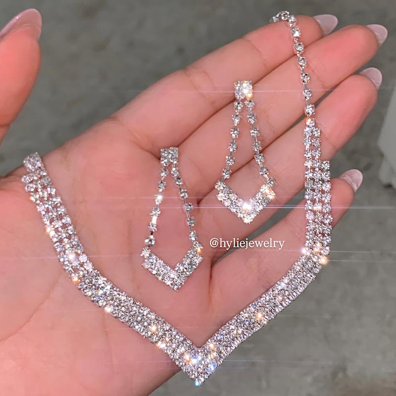 نیم ست جواهری مجلسی