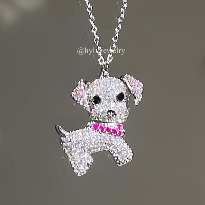 گردنبند پت فول نگین