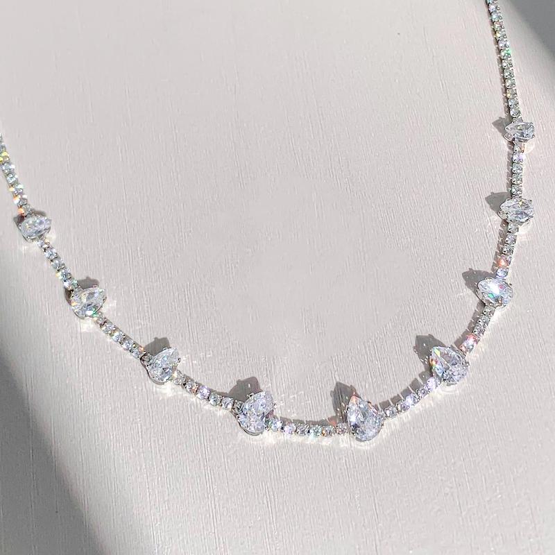 گردنبند جواهری اشکی