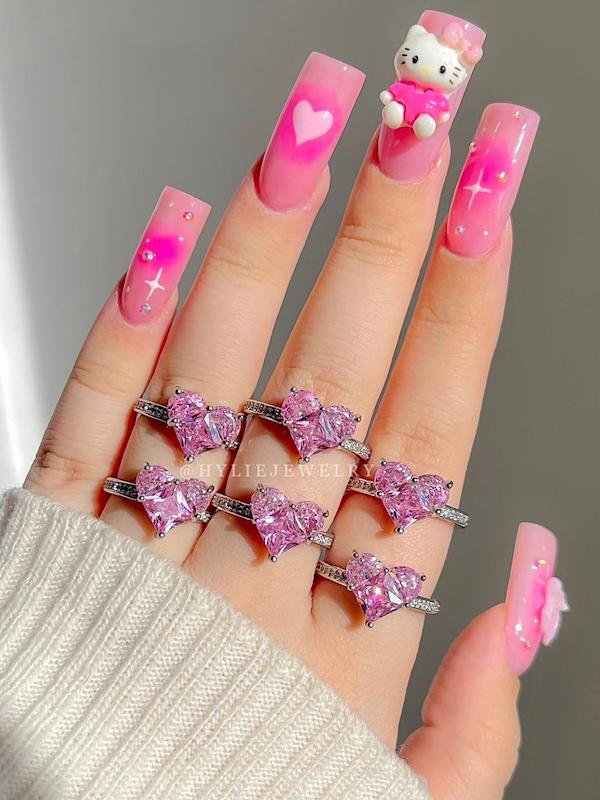 انگشتر قلب پریا