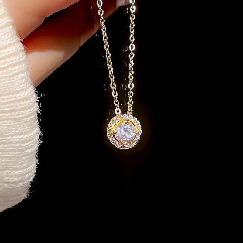 گردنبند دایره ظریف