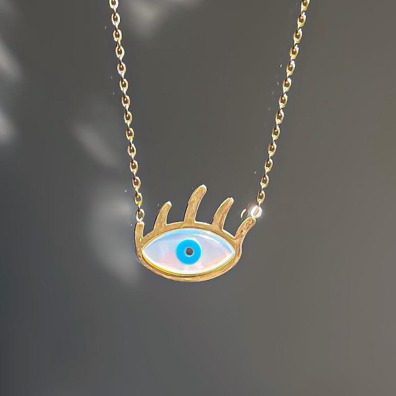 گردنبند چشم نظر استیل