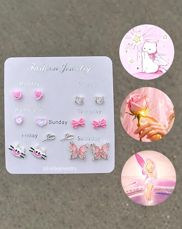 پک گوشواره کیتی🎀