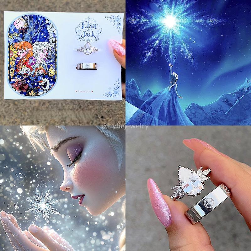 انگشتر ست کاپلی السا❄️