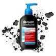 ژل شست‌وشوی زغال گارنیر پوست چرب و جوش‌دار | Garnier Charcoal Pure Active Face Wash