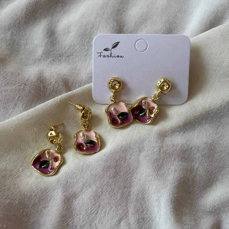 گوشواره میناکاری