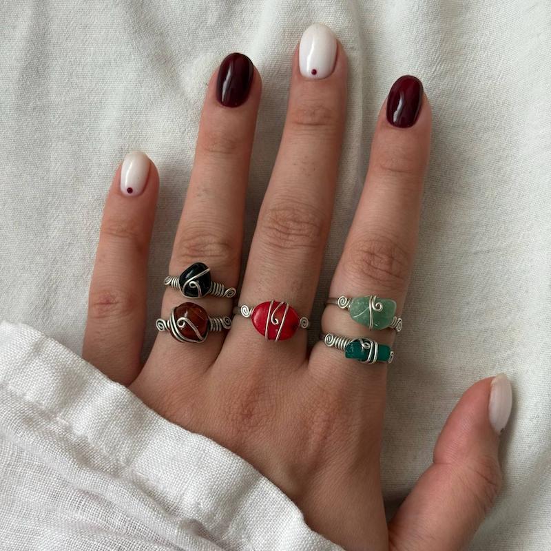 انگشتر ورشو سنگی 