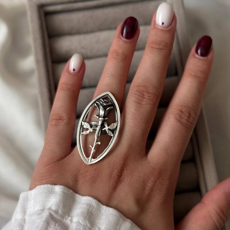 انگشتر ورشو گل 