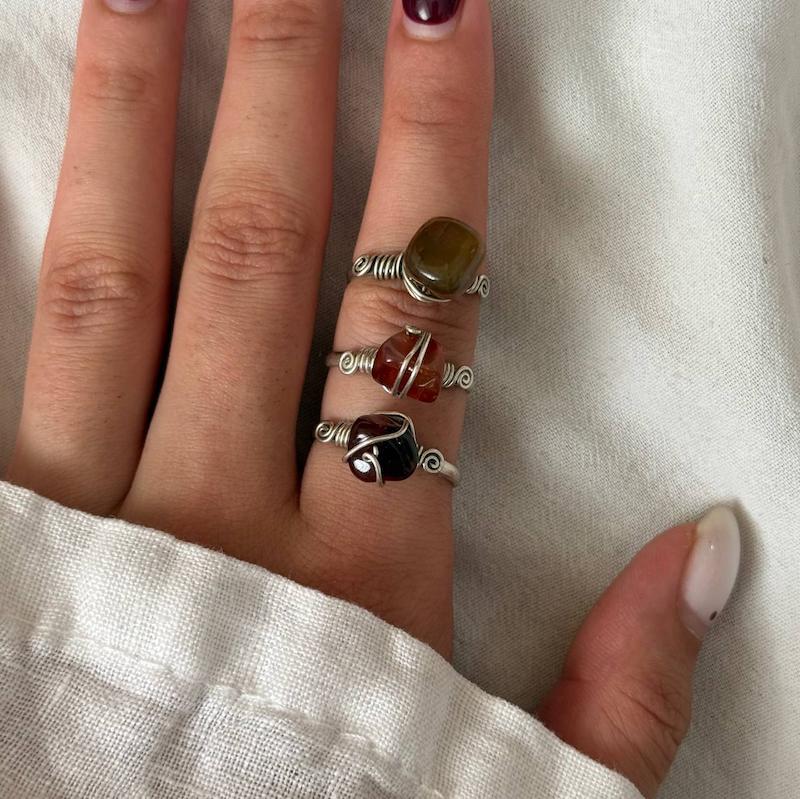 انگشتر ورشو سنگی 