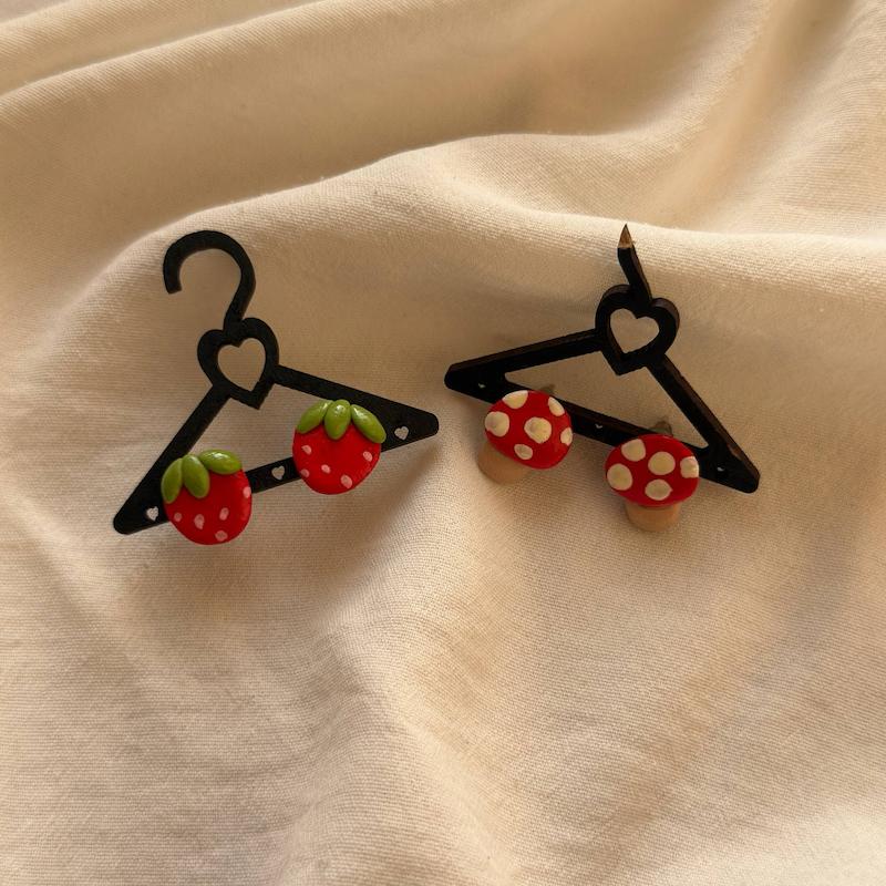 گوشواره خمیری 