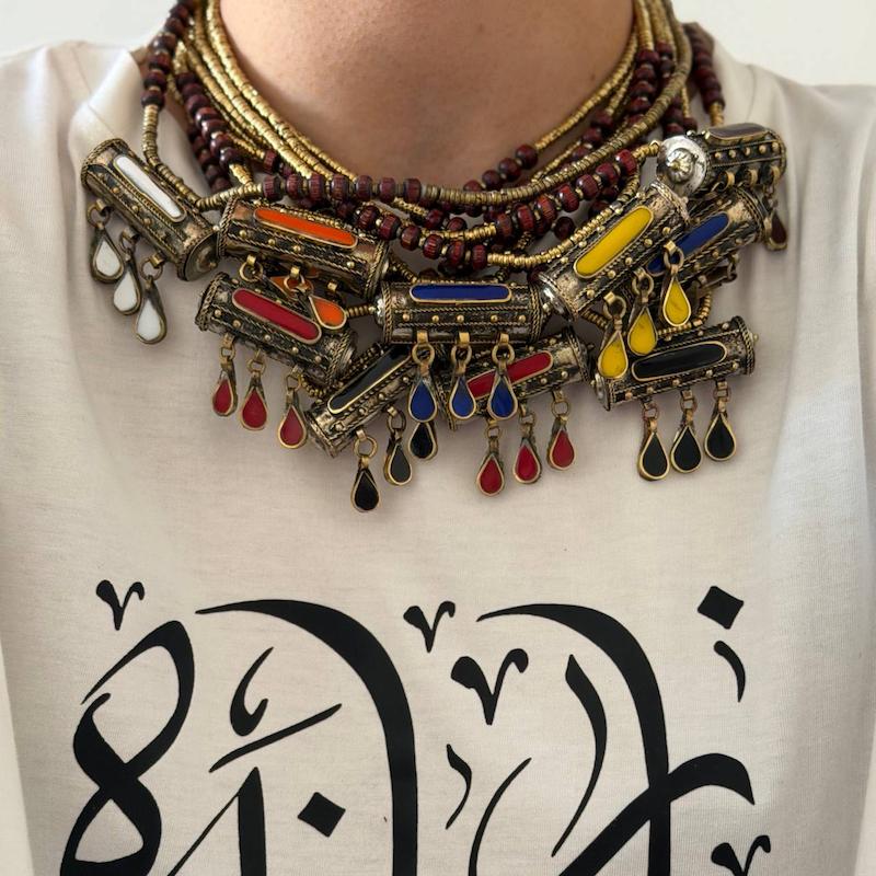 گردنبند جا دعایی افغان 