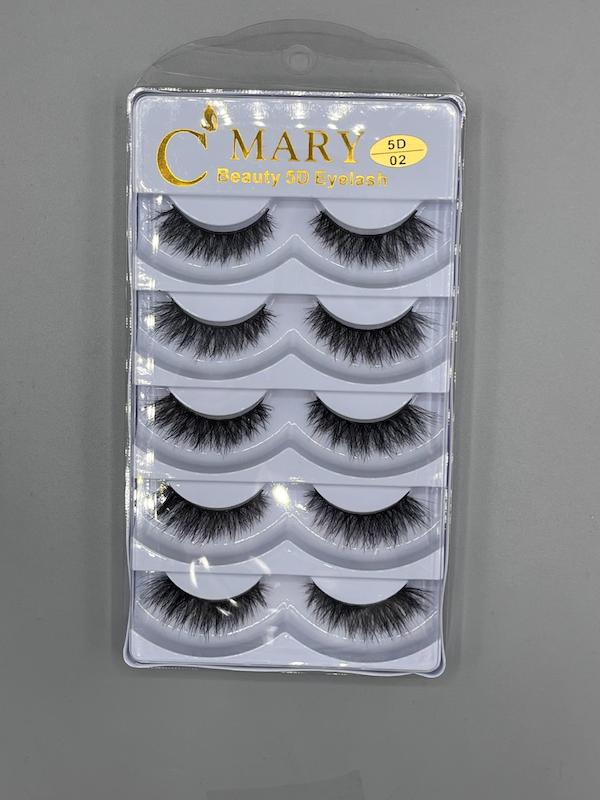 مژه ۵ جفتی 5d سیماری کد 02 (موی طبیعی)