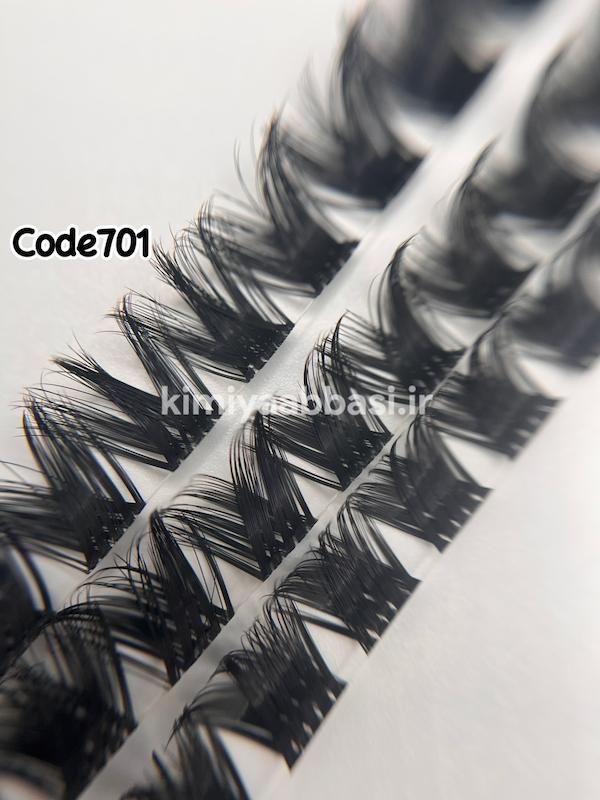 کد 701 (مژه فیشر فاکسی) استایل CC بسته ۲۵ تایی