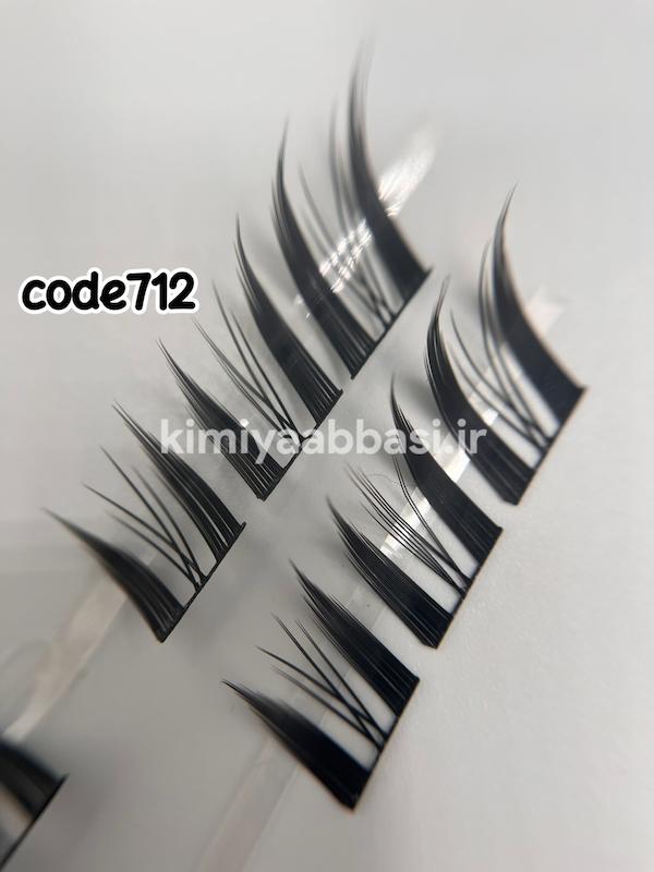 کد 712 (مژه انیمه فاکسی) میکس سایزها/ بسته 50 تایی