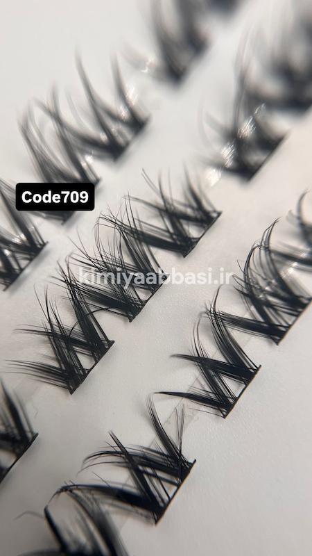 کد 710 (مژه غزل) میکس سایزها/ بسته 50 تایی